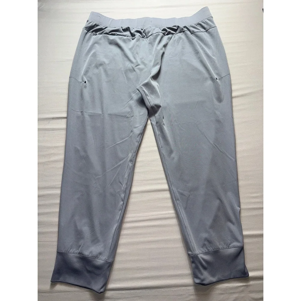 Reebok Mens Light Gray Performance Jogger Pants 3XL REM233PA08 Athletic Training